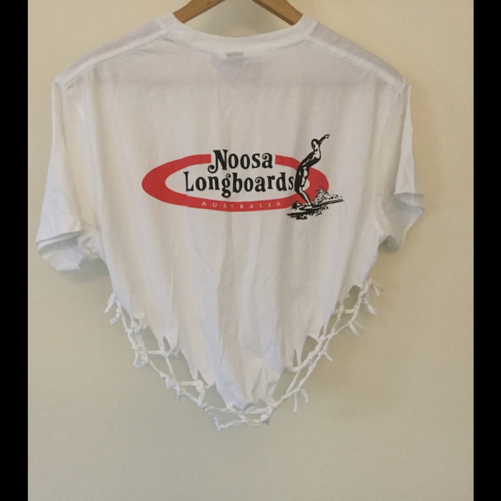 Cropped Surf ShopGraphic Tee